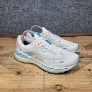 Brooks Adrenaline GTS 23 Supportive Womens 8 Cream Running Shoes Sneakers